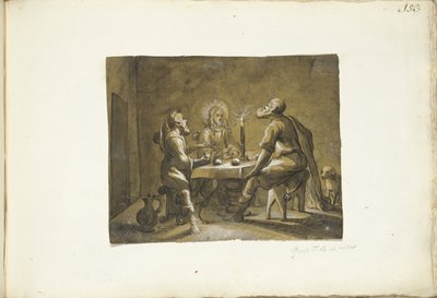 Étkezés Emmausban alkotó: Gerard ter Borch (I)