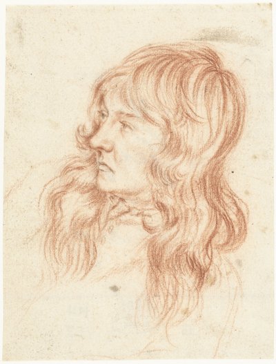 Egy fiatal férfi feje, balra alkotó: Gerard ter Borch (II)