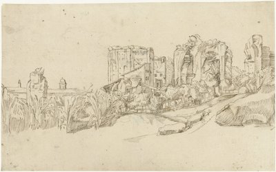 Traianus fürdőjének romjai alkotó: Gerard ter Borch (II)