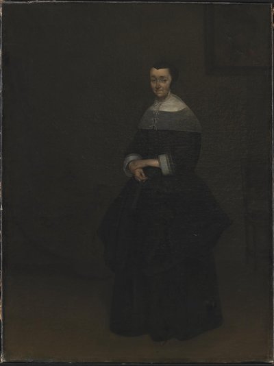 Egy hölgy portréja alkotó: Gerard ter Borch
