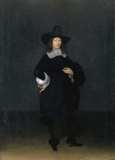 Egy férfi portréja alkotó: Gerard ter Borch