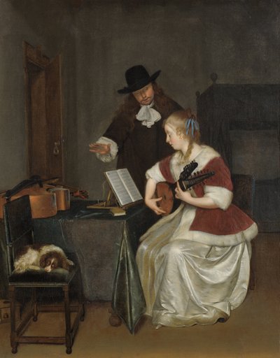A zenei lecke alkotó: Gerard ter Borch