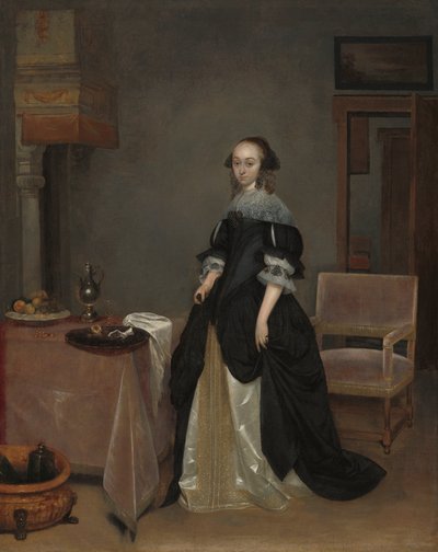 Suchtelen Mária, 1666 körül alkotó: Gerard ter Borch
