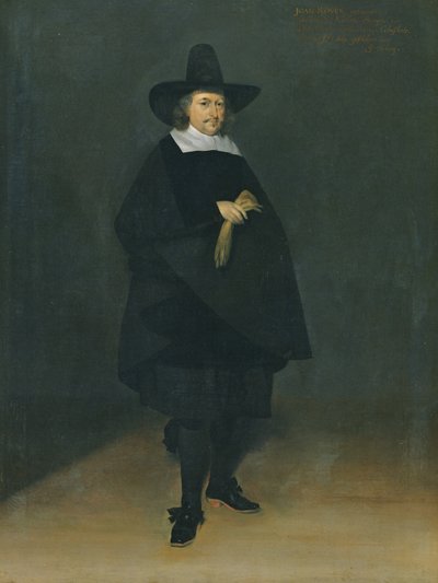 Burgermeister Jan Roever (1610-61) portréja alkotó: Gerard ter Borch