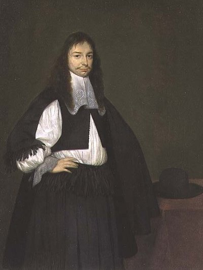 Egy úriember portréja, 1667–1668 körül (a párhoz lásd: 64506) alkotó: Gerard ter Borch