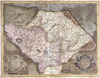 Ancona és Spoleto, Olaszország (metszet alkotó: Gerardus Mercator