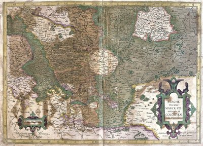 Köln, Waldeck (Hesse), Németország (metszet alkotó: Gerardus Mercator