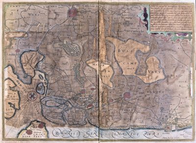 Flandria, Belgium (metszet alkotó: Gerardus Mercator