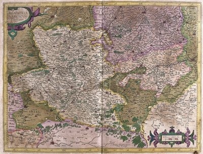 Hainaut, Namur, Belgium (metszet alkotó: Gerardus Mercator