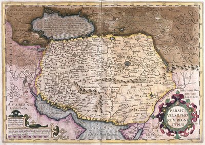 Irak és Afganisztán (metszet alkotó: Gerardus Mercator