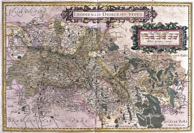 Liege, Belgium (metszet alkotó: Gerardus Mercator