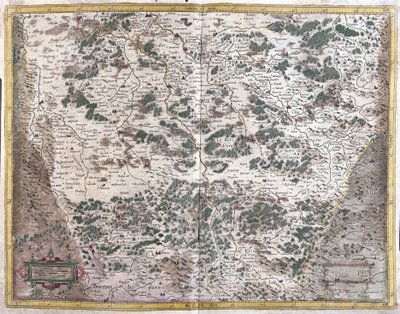 Lorraine, Franciaország (metszet alkotó: Gerardus Mercator