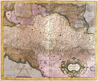 Romagna Parmával, Olaszország (metszet alkotó: Gerardus Mercator
