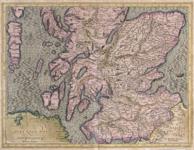 Skócia, Nagy-Britannia alkotó: Gerardus Mercator