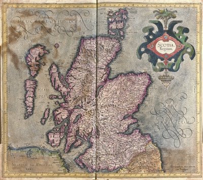 Skócia, Nagy-Britannia alkotó: Gerardus Mercator