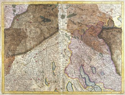 Svájc (metszet alkotó: Gerardus Mercator