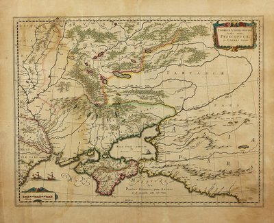 Taurica Chersonesus. A Krím térképe, 1595 alkotó: Gerardus Mercator