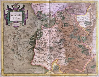 Waldeck (Hesse), Németország (metszet alkotó: Gerardus Mercator
