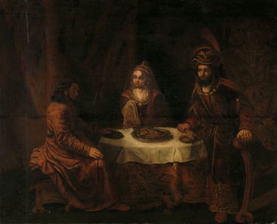 Ahasvérus haragja alkotó: Gerbrandt van den Eeckhout