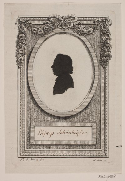 Dán: Biskop Schönheyder alkotó: Gerhard Ludvig Lahde