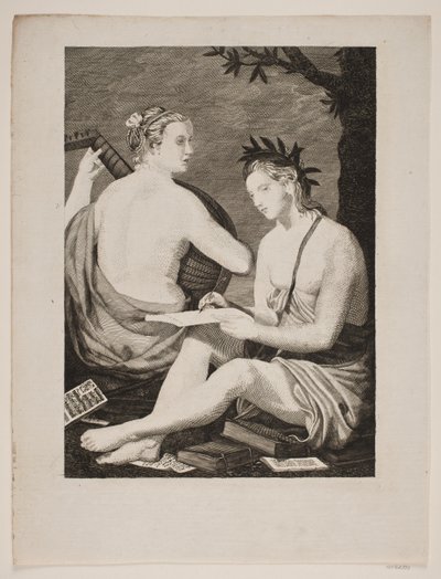 Terpsichore et Kalliope alkotó: Gerhard Ludvig Lahde