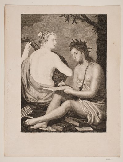 Terpsichore et Kalliope alkotó: Gerhard Ludvig Lahde