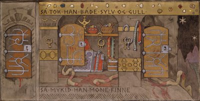 Åsmund ezüst- és aranyérmet hozott haza alkotó: Gerhard Munthe