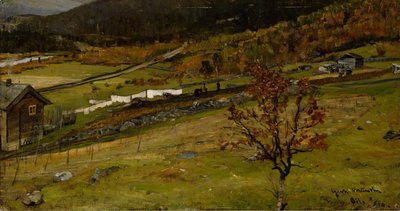 Őszi táj, Øylo alkotó: Gerhard Munthe