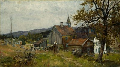 Gazdaság, Vik Stange-nál alkotó: Gerhard Munthe
