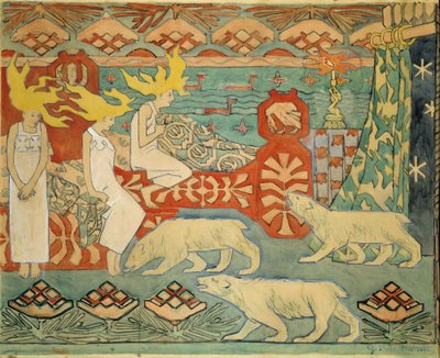 Az udvarlók alkotó: Gerhard Munthe