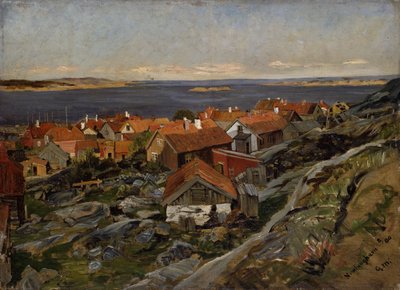 Kilátás Nevlunghavnra alkotó: Gerhard Munthe