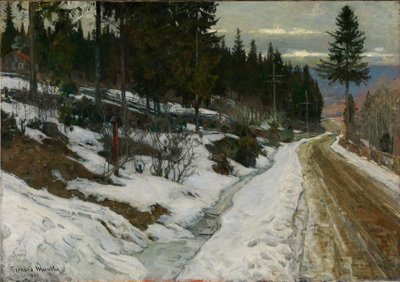 Tél Nittedalban alkotó: Gerhard Munthe