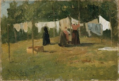 Ruhaszárítás alkotó: Gerhard Peter Frantz Vilhelm Munthe