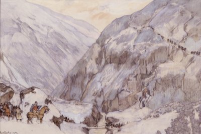 Sverre király Vårstienben (Drivdalen) alkotó: Gerhard Peter Frantz Vilhelm Munthe