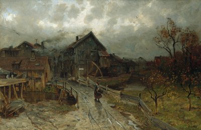 Nybro, Akerselva alkotó: Gerhard Peter Frantz Vilhelm Munthe