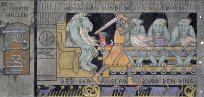 Ötödik terem - Munthe, Gerhard (1849-1929) - 1902-1904 - Olaj, vászon - 62x128 - Nemzeti Művészeti Múzeum, Oslo alkotó: Gerhard Peter Frantz Vilhelm Munthe