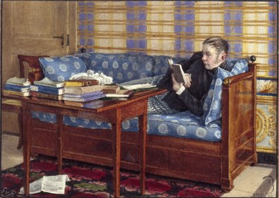 Vaszilij Zsukovszkij költő portréja 1783-1852, 1832 alkotó: Gerhard Wilhelm Reutern von