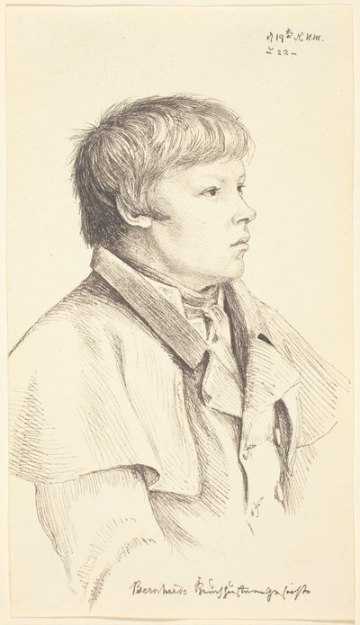 Bernhard szamárköhögős arca alkotó: Gerhard Wilhelm von Reutern