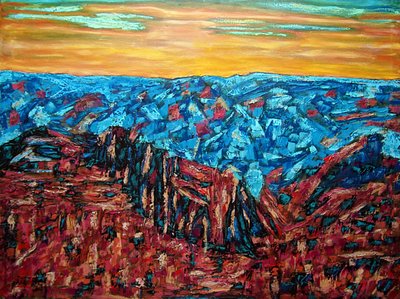 Copper Canyon, 2023 (olaj, vászon) alkotó: Gerhardt Isringhaus