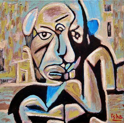 Kis Picasso, 2022 (olaj, vászon) alkotó: Gerhardt Isringhaus