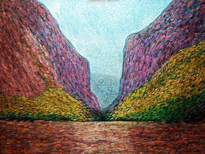 Sumidero Canyon,2019 (olaj, vászon) alkotó: Gerhardt Isringhaus