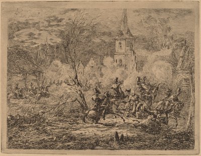 Egy falu elfoglalása alkotó: Gerhardus Emaus de Micault