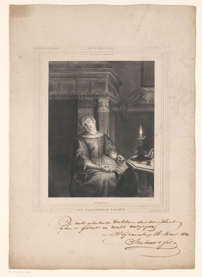 alvó nő alkotó: Gerhardus Fredericus Eilbracht