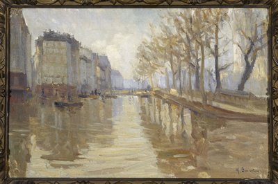 Quai Montebello (1910 árvíz) alkotó: Germain Eugene Bonneton