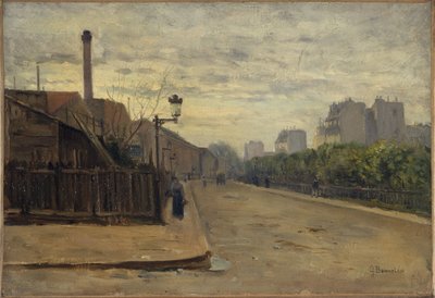 Rue Auguste-Cain, 1900 körül (olaj) alkotó: Germain Eugene Bonneton