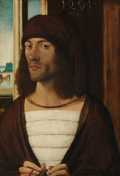 Férfi portré, 1491. alkotó: German