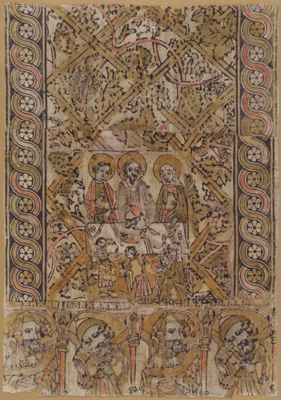 Egy szónoki kendő a kánai házassággal alkotó: German 15th Century