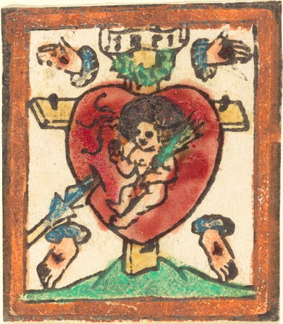 Gyermek Krisztus a Szent Szívben alkotó: German 15th Century