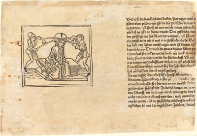 A tövissel megkoronázott Krisztus alkotó: German 15th Century