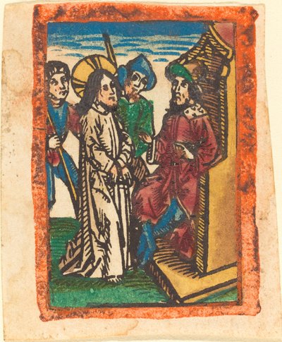 Krisztus Pilátus előtt alkotó: German 15th Century